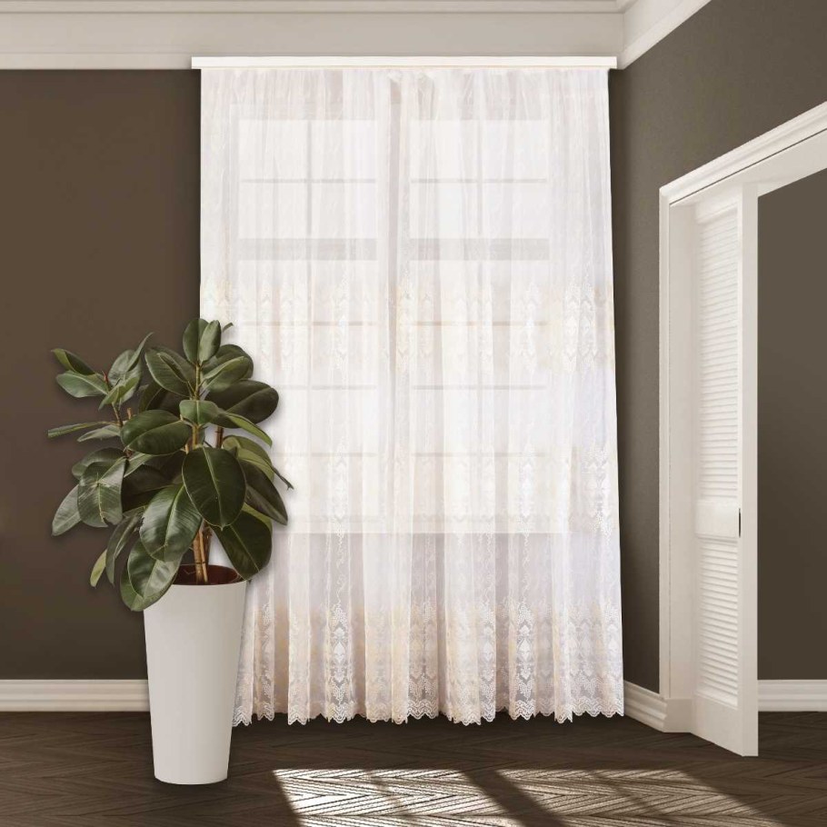 Тюль в полоску