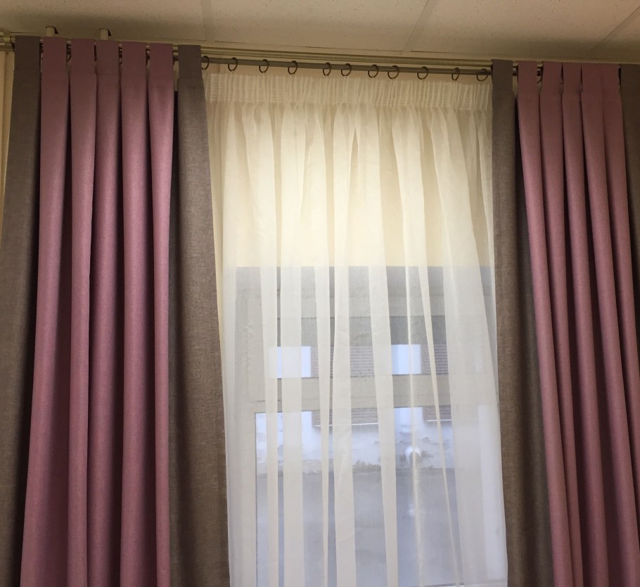 Майгулль шторы сиреневые