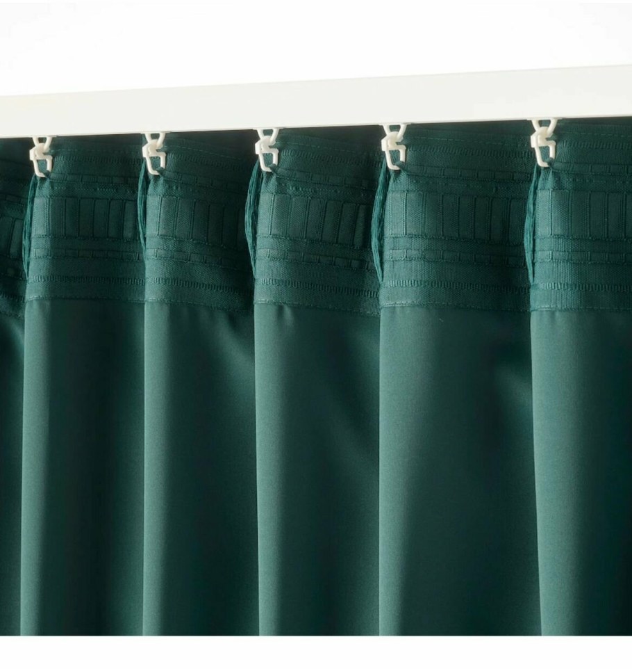 Majgull МАЙГУЛЛ гардины, блокирующие свет, 2 шт., темная бирюза145x300 см