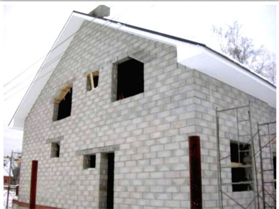 Пенобетонные блоки дом