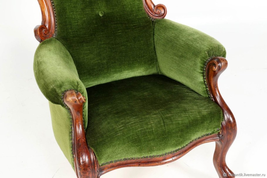 Кресло зеленое Винтаж купить
