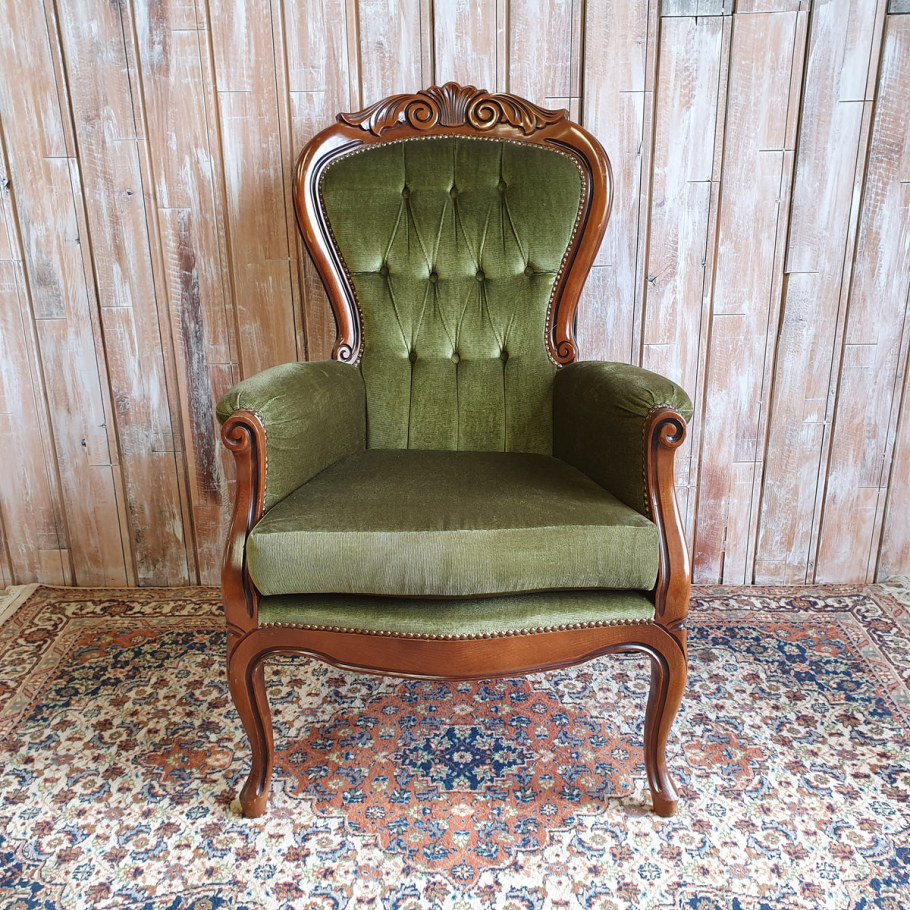 Antique Green Chair