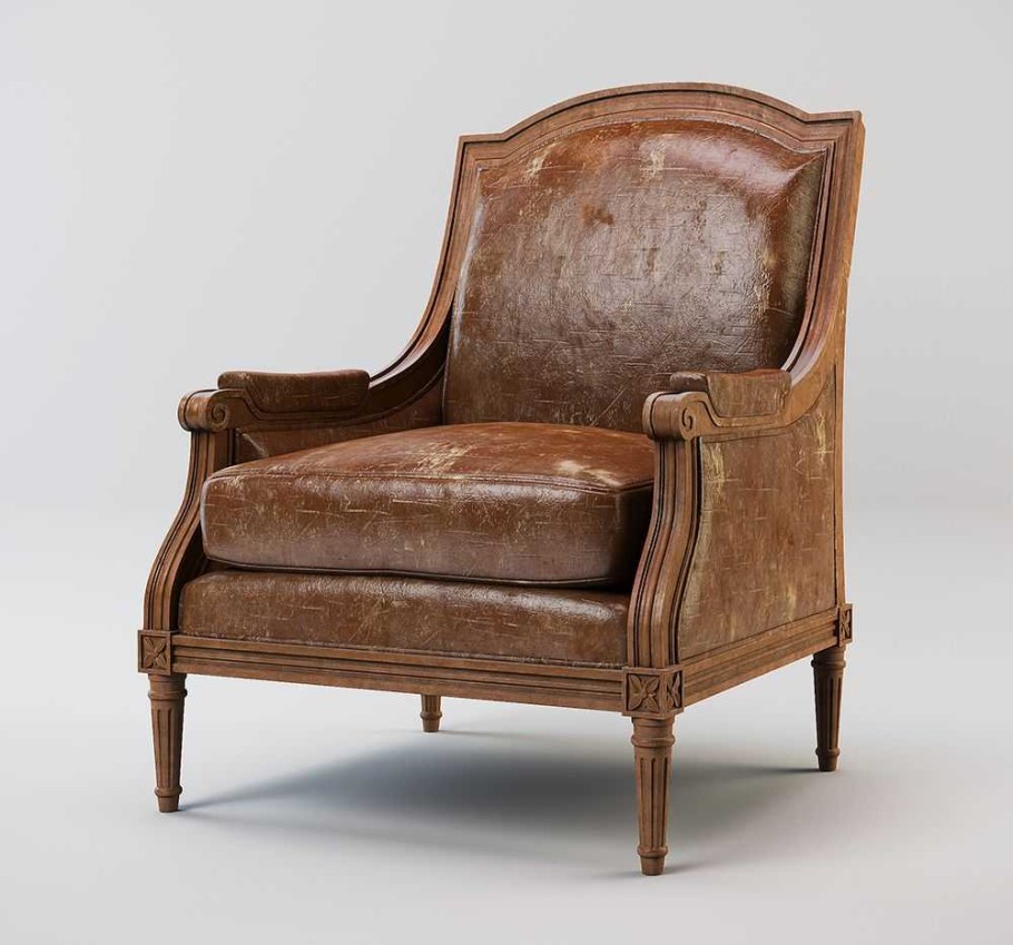 Кресло Вольтер антикварное