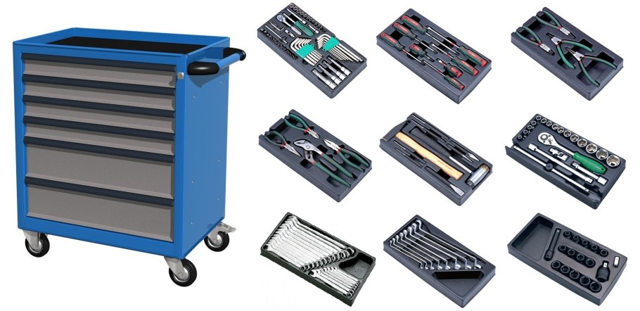 Инструментальная тележка Hans 9917hq