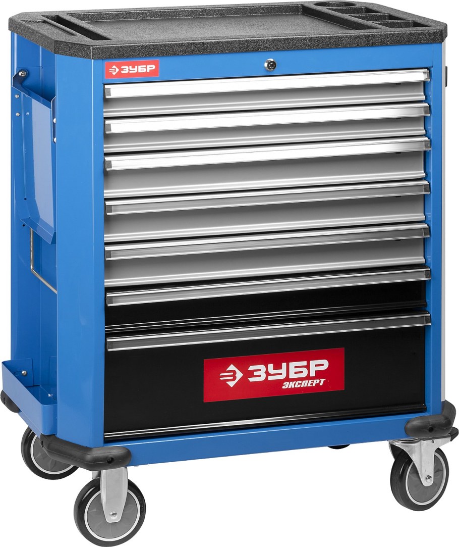 Тележка инструментальная ЗУБР мастер, 7 ящиков, 680х330х880мм