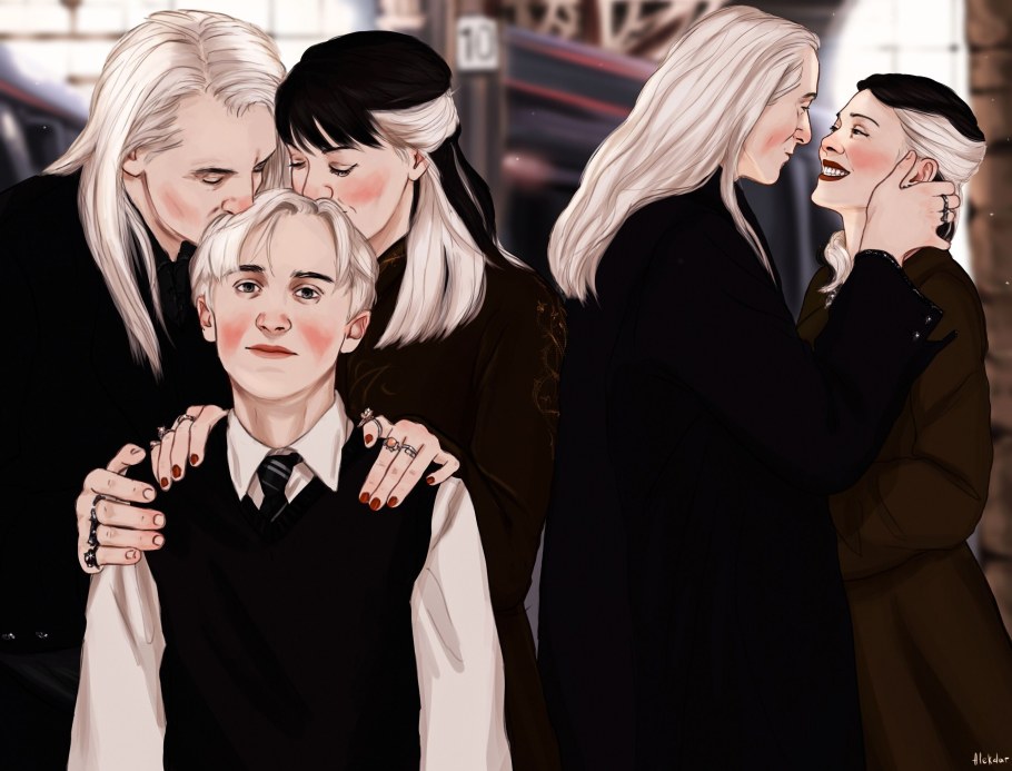 Гарри Поттер нарцисса Люциус Драко Малфой