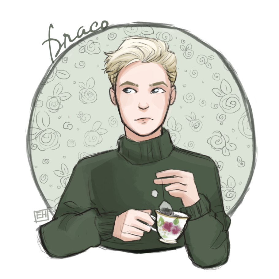 Наклейки Гарри Поттер Драко Малфой