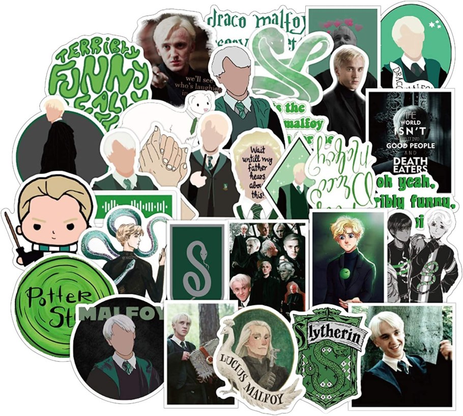 Наклейки Гарри Поттер Драко Малфой