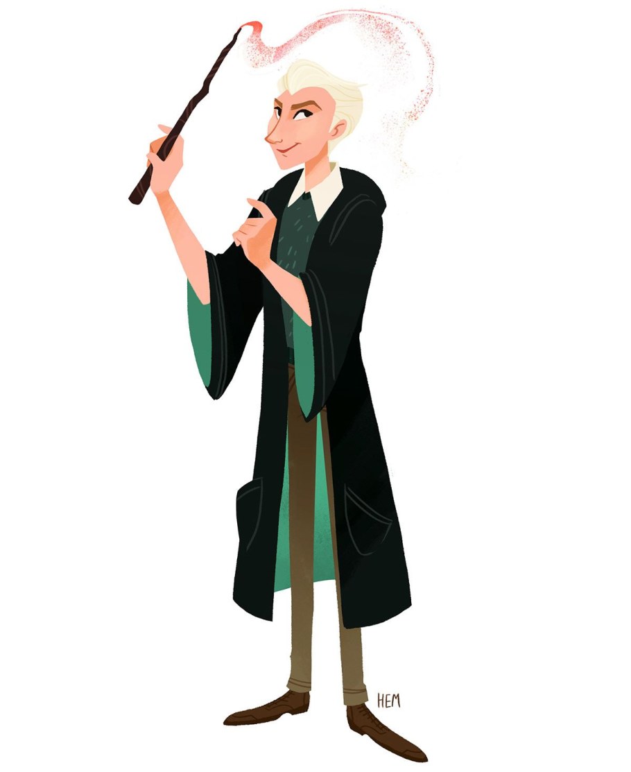 Гарри Поттер волшебные палочки Малфоя