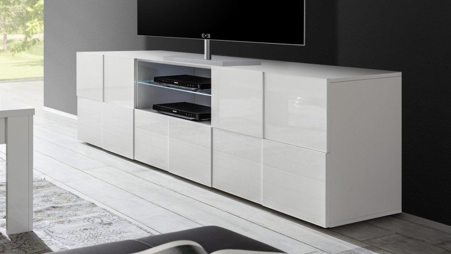 Комод белый под телевизор длинный