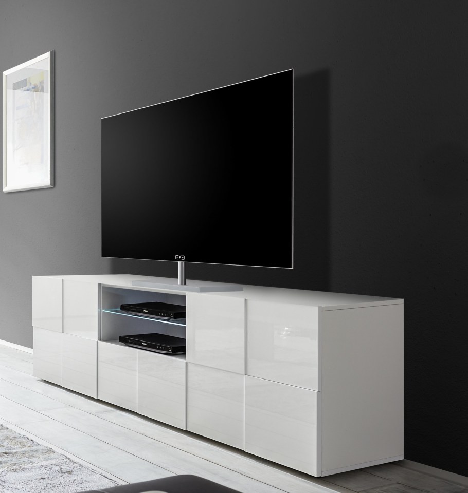 Глосс тумба под ТВ