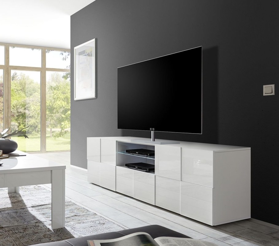 Комод под телевизор в гостиную в современном стиле