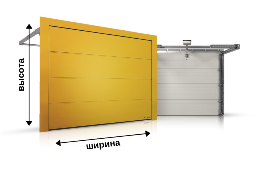 Откатные секционные ворота Hormann