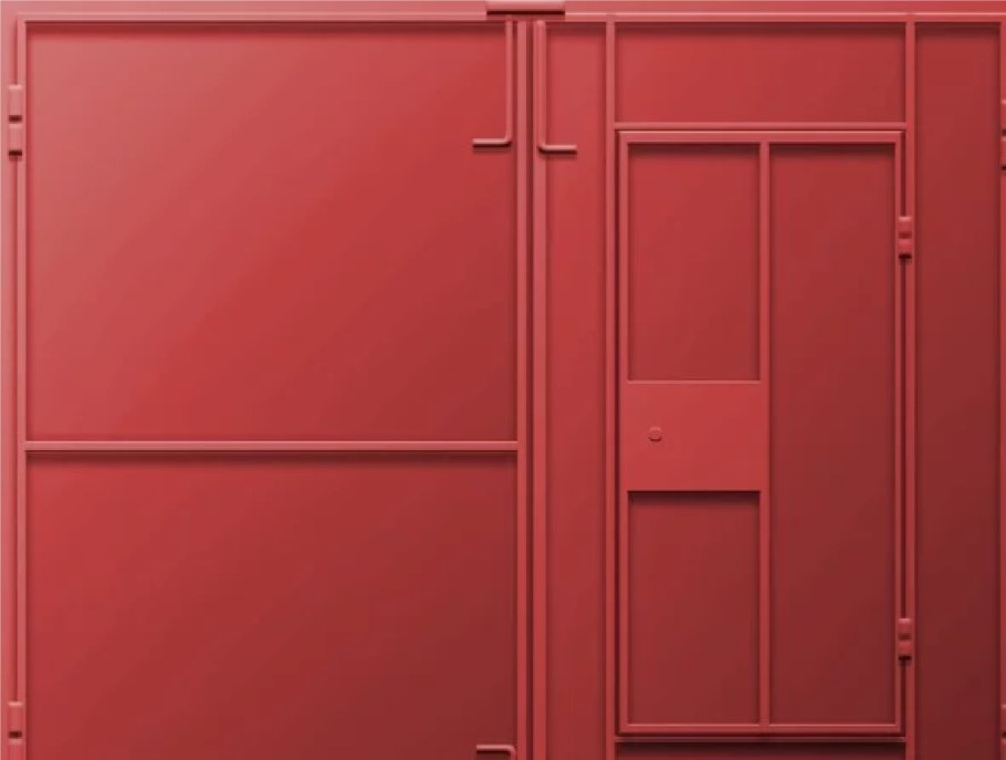 Гаражные распашные ворота Корн 3000