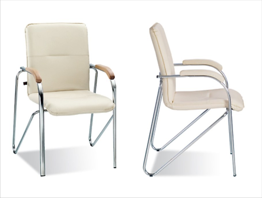 Стул nowy styl,Самба Chrome v-18 1.007 св.беж.