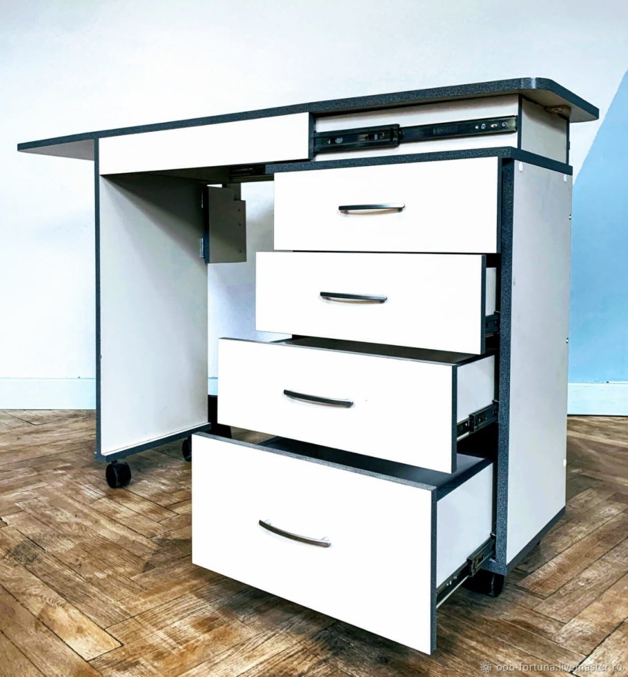 Тумба трансформер со столом