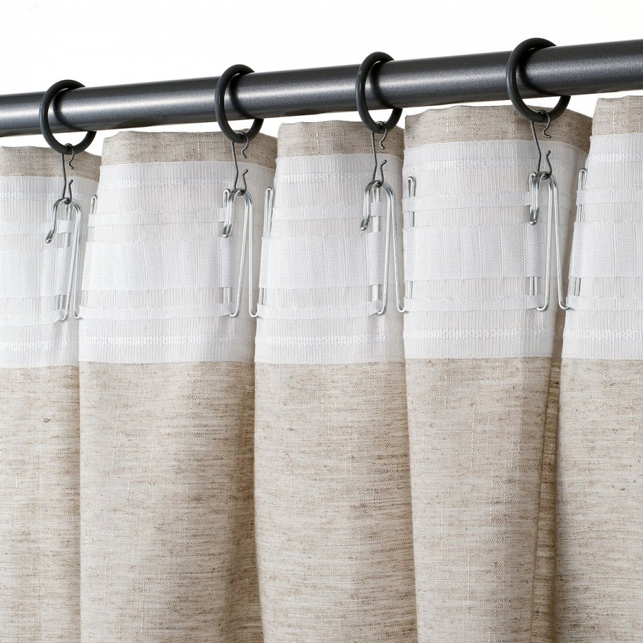 Guldzinnia ГУЛЬДЗИННИА гардины с прихватом 2 шт неокрашенный145x270 см