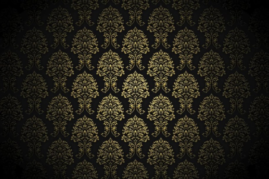 Фон черный с золотом