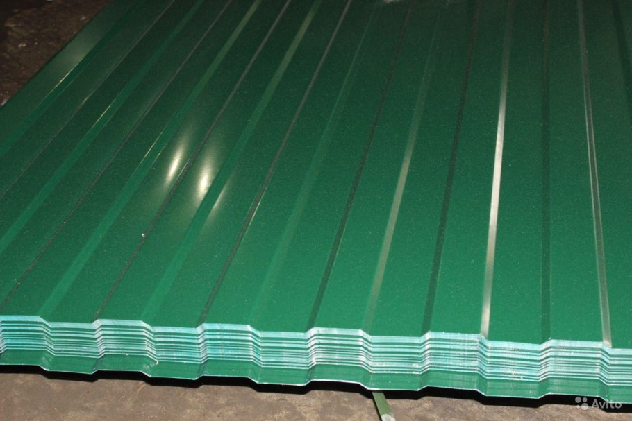 Профнастил с10 1100/1138*0,4 мм зеленая мята ral6029