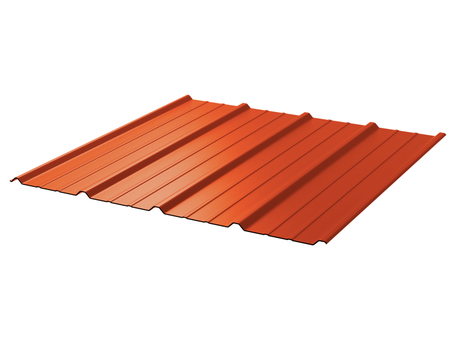 Профнастил полимер с8 0.45 1150/1200 ПЭ ral7004