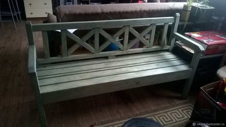 Лавка скамья в стиле Скандинавия