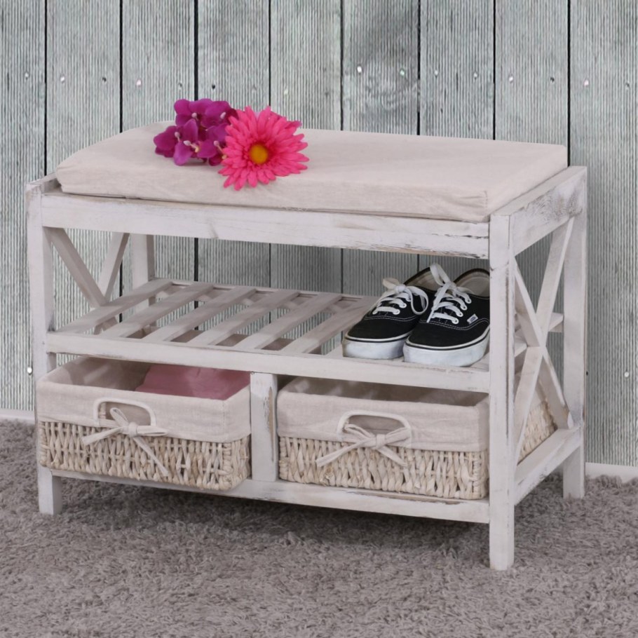 Скамейка в прихожую в стиле Прованс