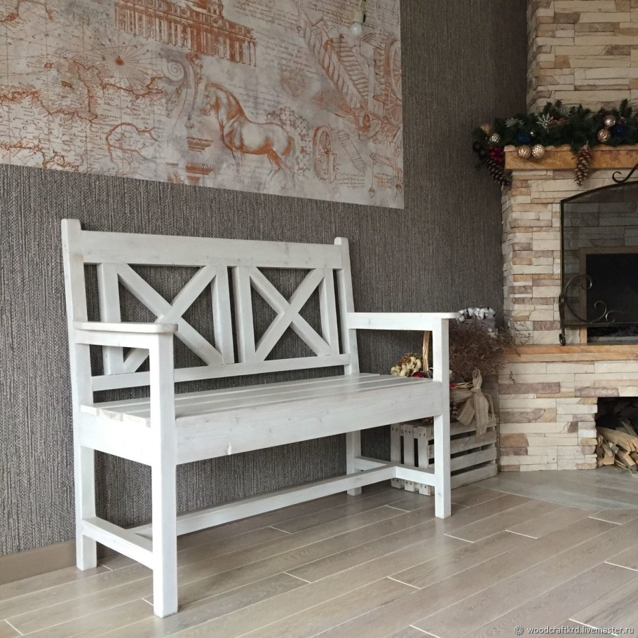 Скамья из лиственницы