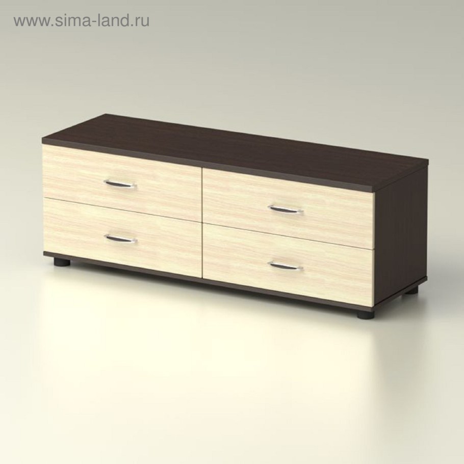 Тумба под ТВ ясень шимо светлый и темный
