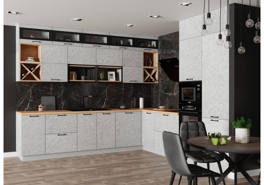 Сочетание цветов на кухне