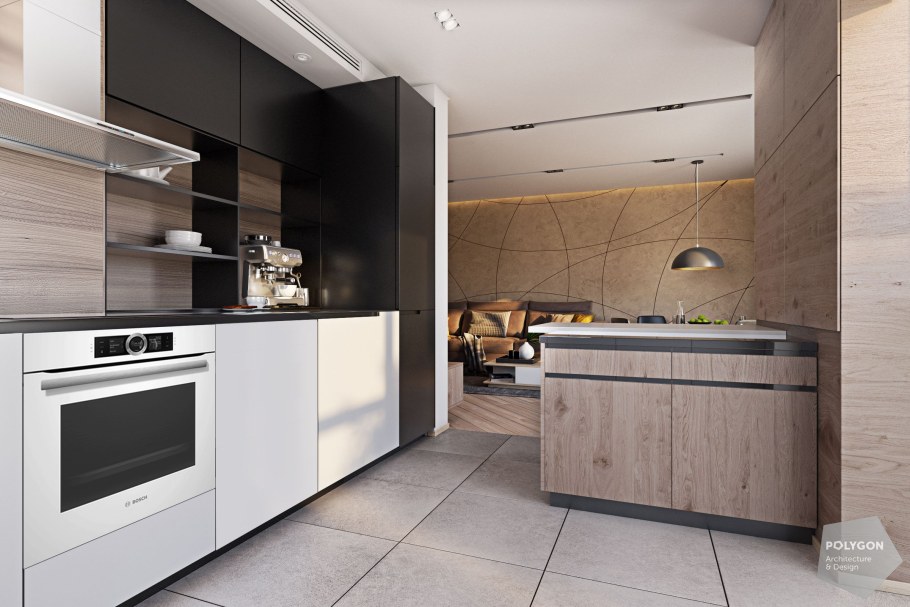 Кухня Ройс графит софт