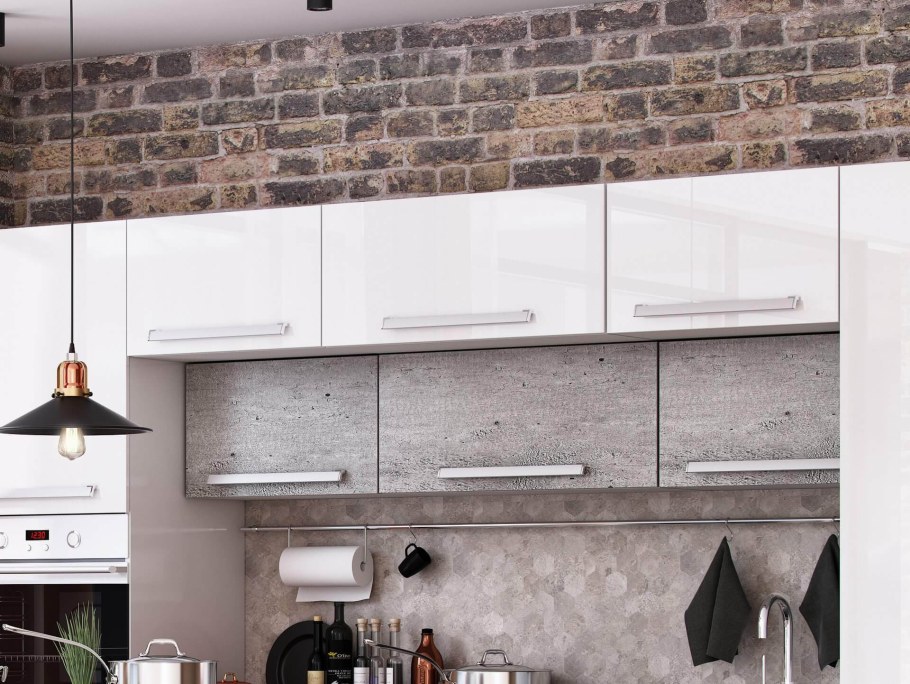 Кухня Герда белый глянец