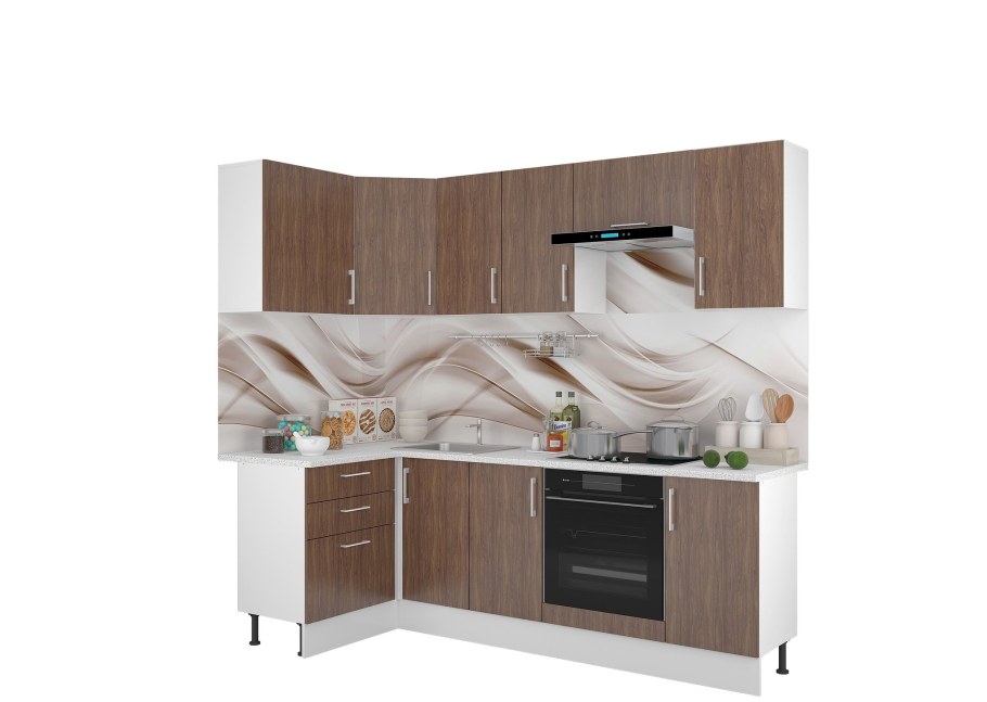 Кухня принцесса 1.2 (Арктик/Мурено)