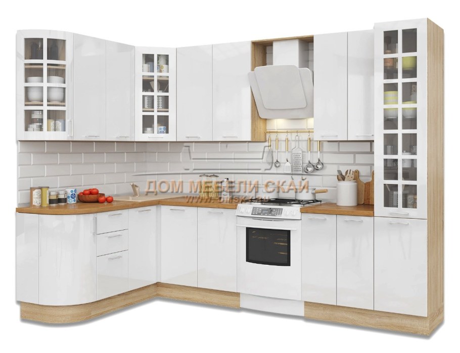 Кухня угловая Престиж 1200х1785 Боровичи