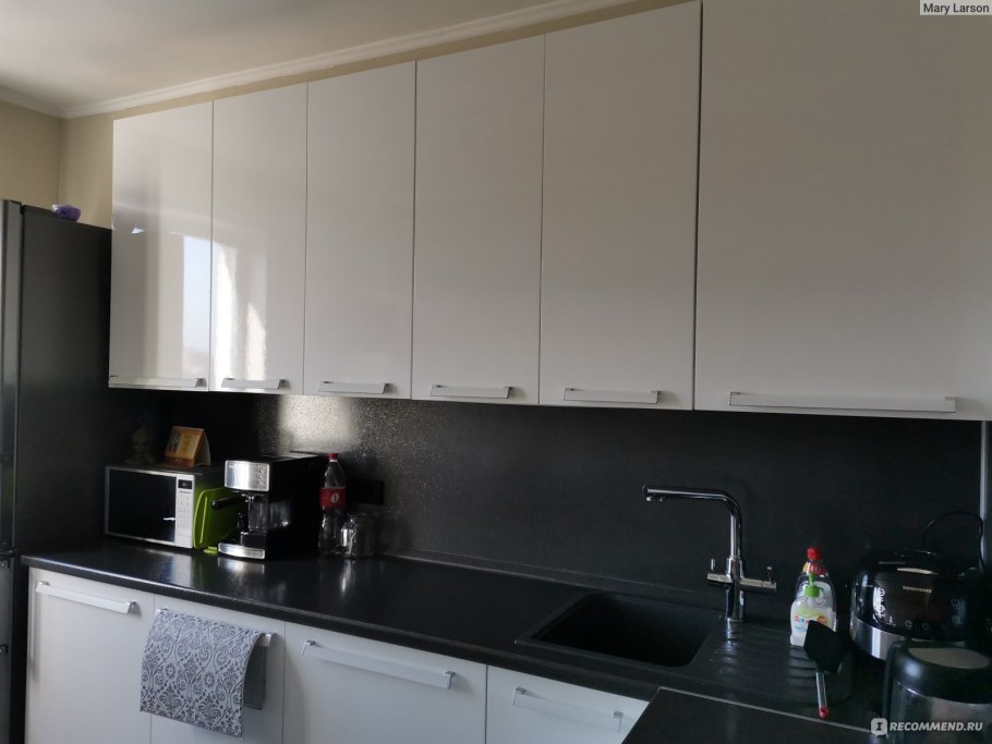 Кухня Герда белый глянец