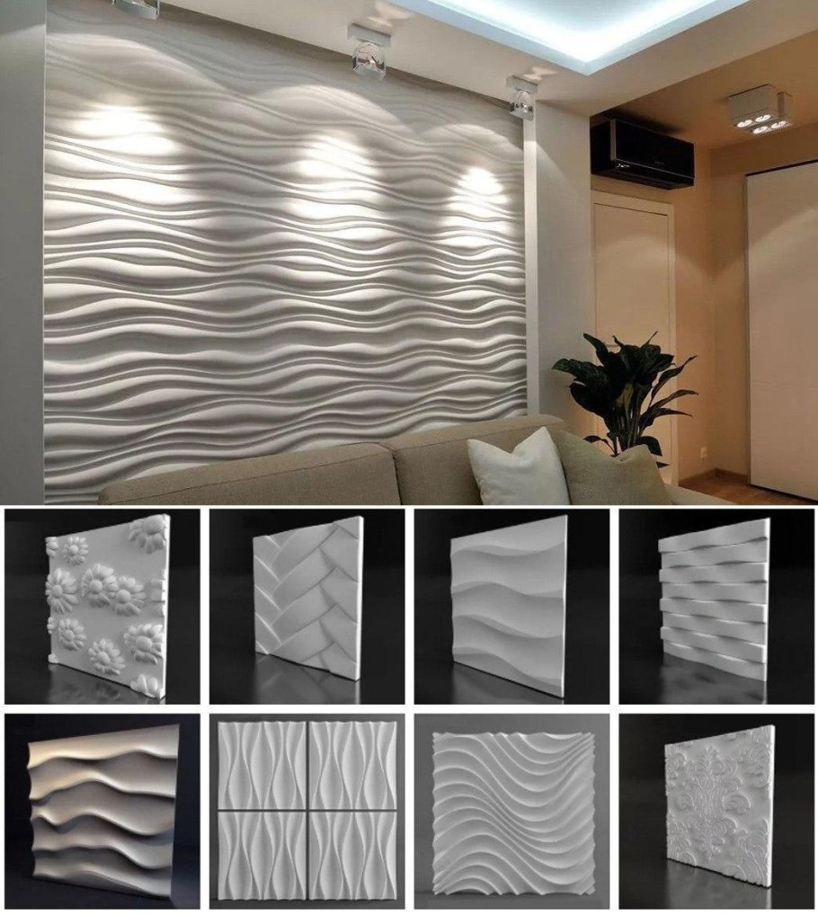 Варианты ремонта с 3 д панелью