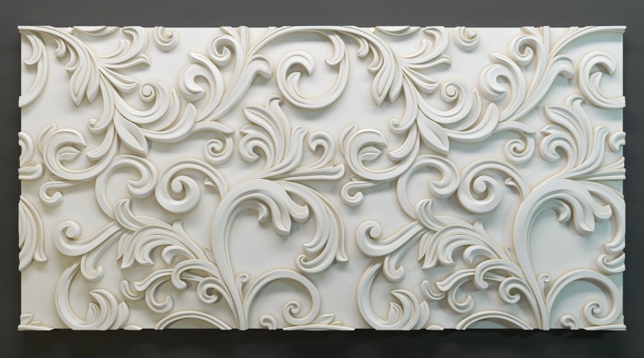 Гипсовые орнаменты на стену