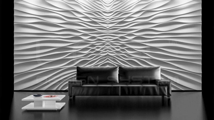 Панели для стен из гипса лофт