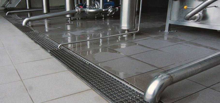 Лоток из нержавеющей стали а200 в полах