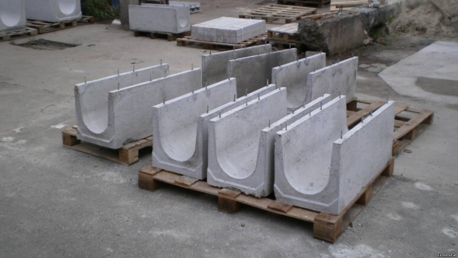 Водоотводный ж/б лоток « 200-п.л.»