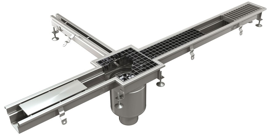 Щелевой лоток из нержавеющей стали