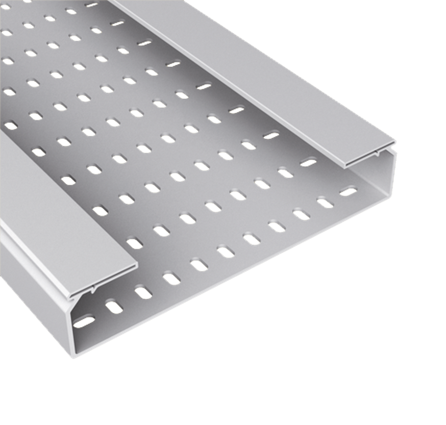 Толстый перфорированный лоток 20×25мм