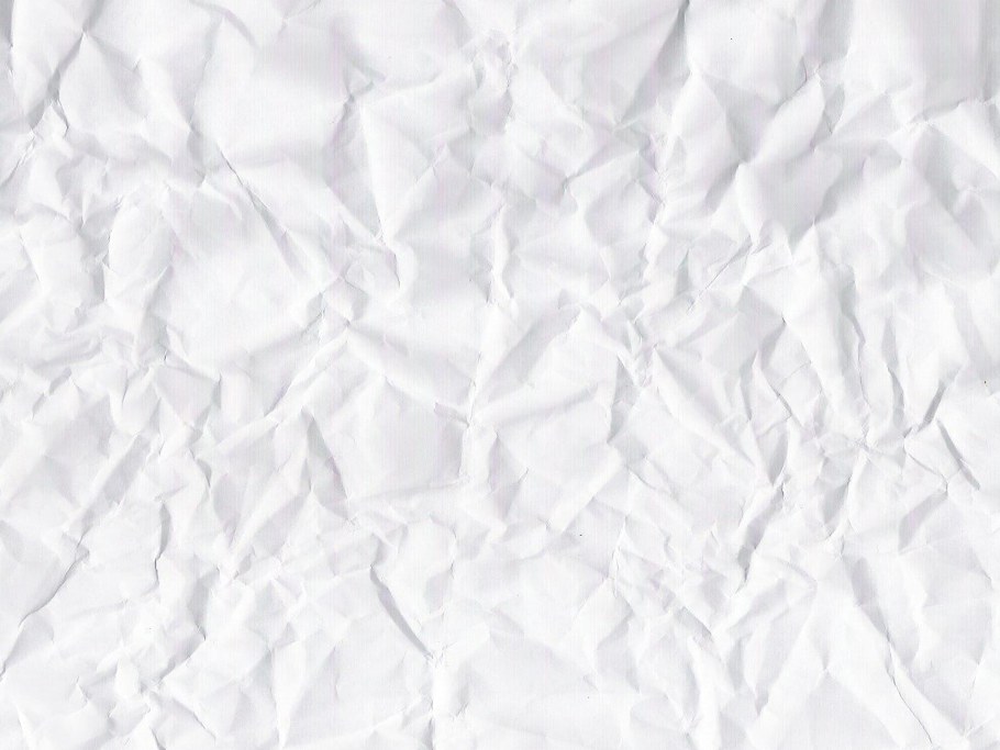 Мятый лист бумаги