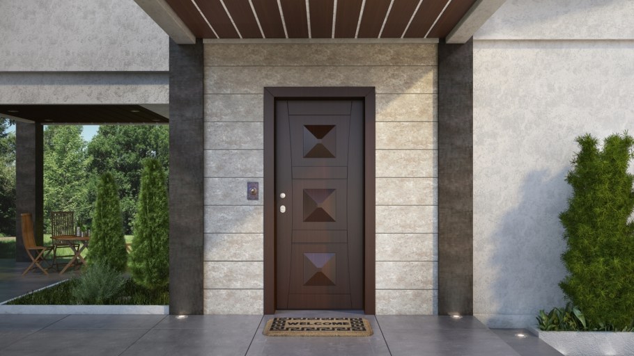 Входные двери в интерьере