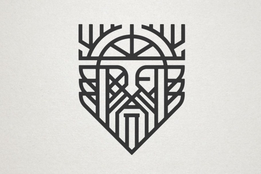 Логотип в скандинавском стиле