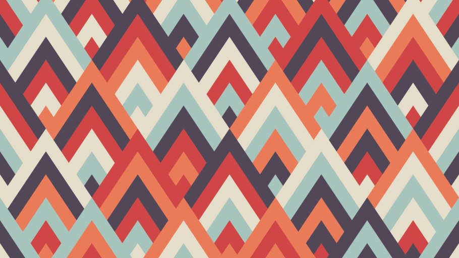 Геометрический принт на ткани