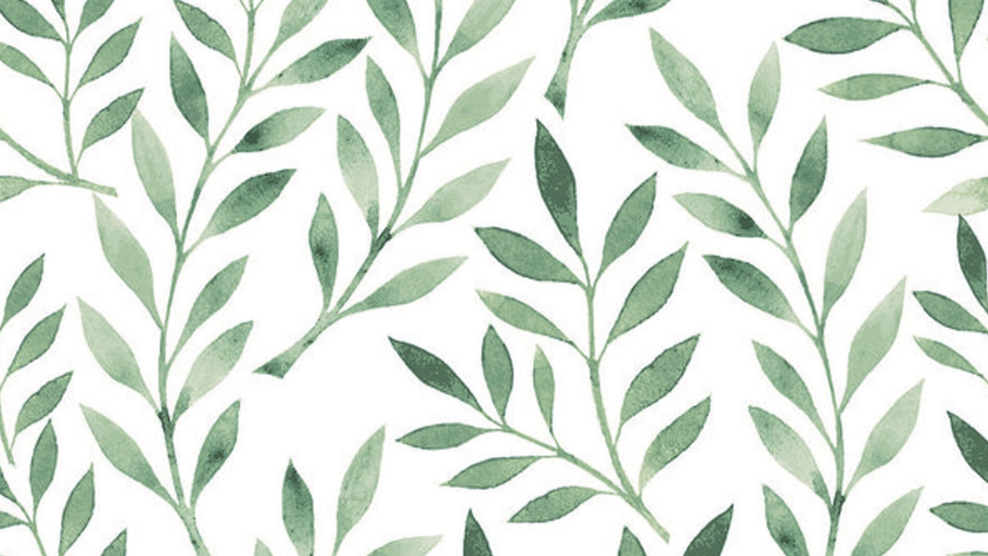 Обои с растительным узором