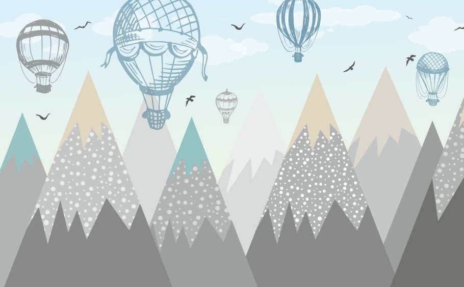 Обои горы в детскую