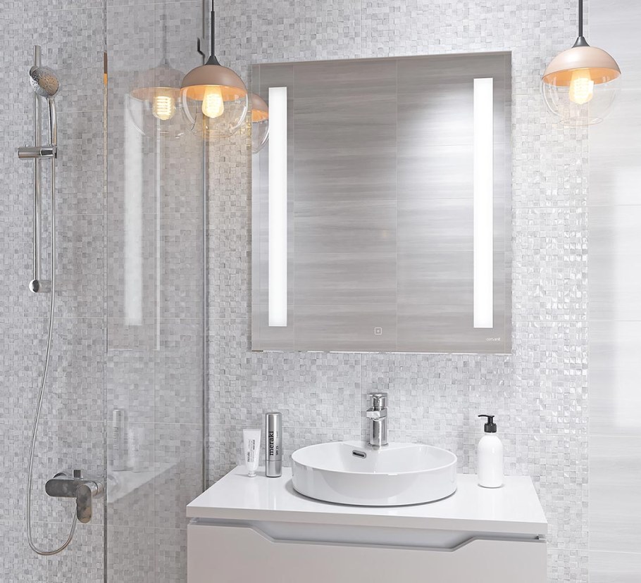 Зеркало Cersanit led 020 Base 70*80, с подсветкой