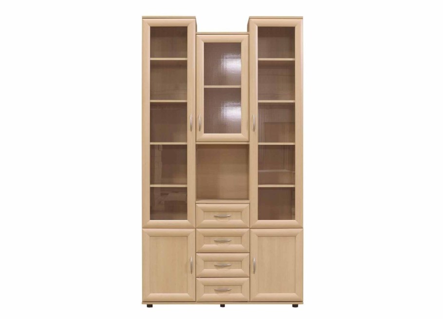 Книжный шкаф м - сервис ш - 1600 молочный дуб