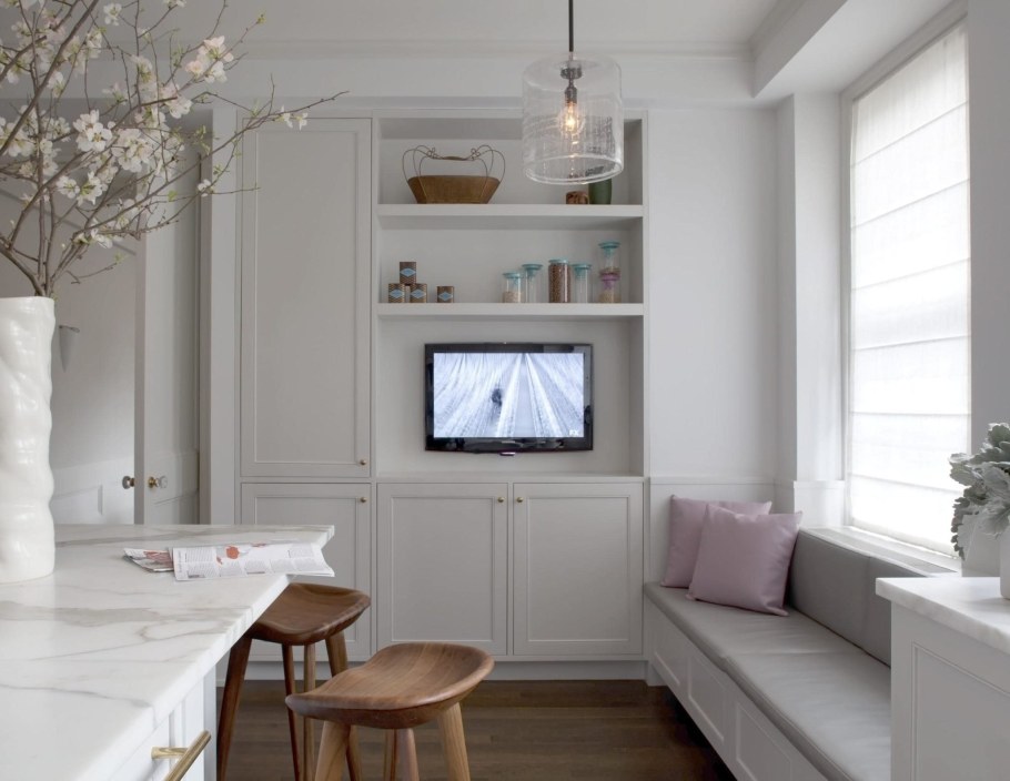 Телевизор на маленькой кухне